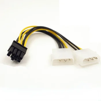 Cable Tarjeta de Video PCI Express 8pines a 4x2 pines - Imagen 2